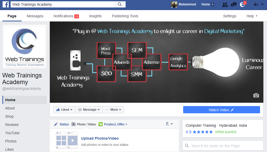 Facebook Redesigned Business Page – 2016 Update