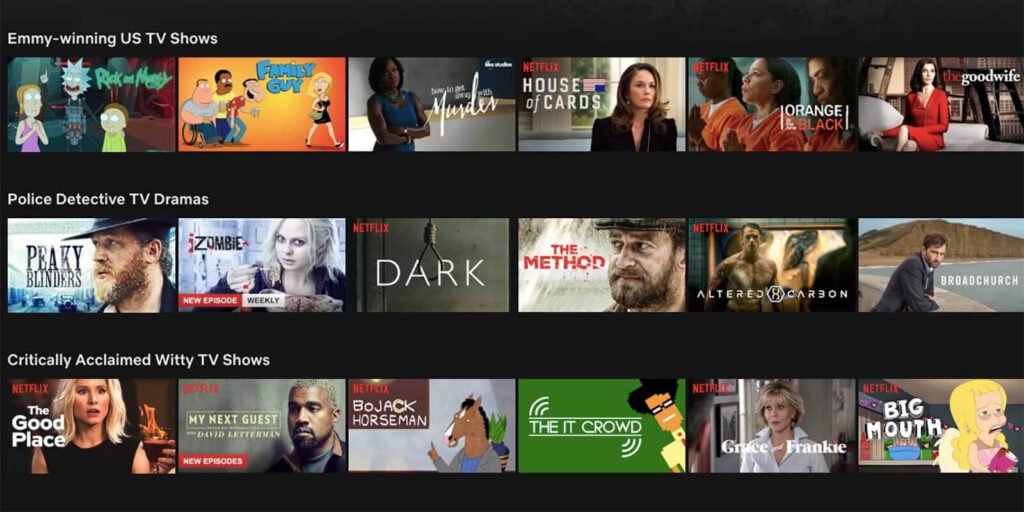 netflix show recommendations using AI