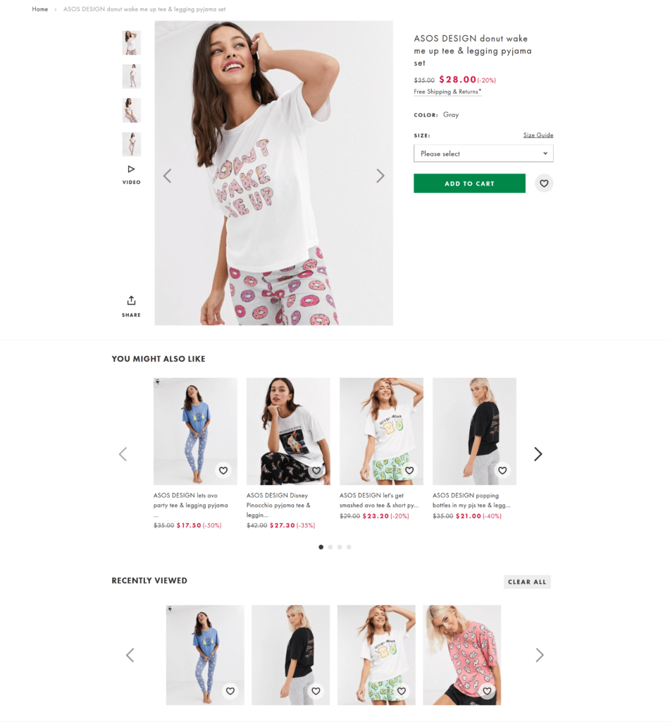 AI driven e-commerce product recommendations